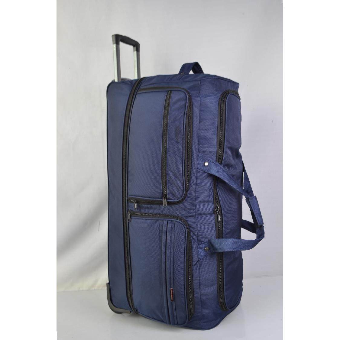 正品50寸超大牛行津布出国行旅箱特大号箱55寸万向轮158托运箱李