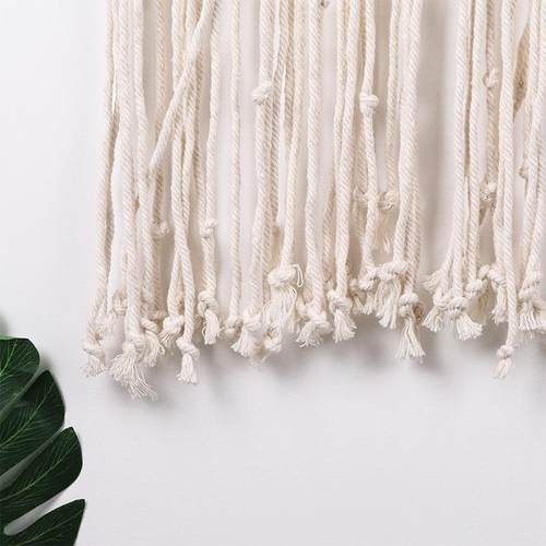 手工织门帘窗NWE帘挂毯民宿房间装手编编壁文挂艺客厅卧饰室隔断