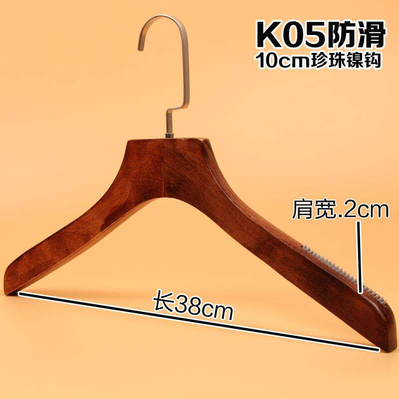 正品服装店木衣衣架成人男女儿实童复古木质衣挂衣撑防滑家用木架