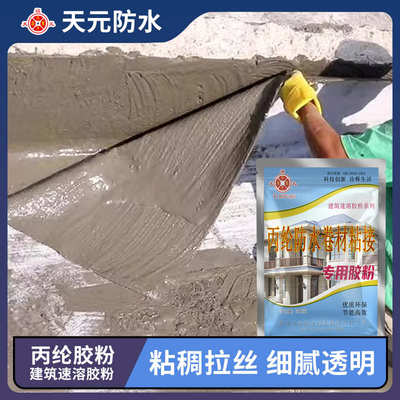 建筑速溶胶粉丙纶布用干胶粉粘结剂丙纶胶粉三元乙丙建筑用胶粉