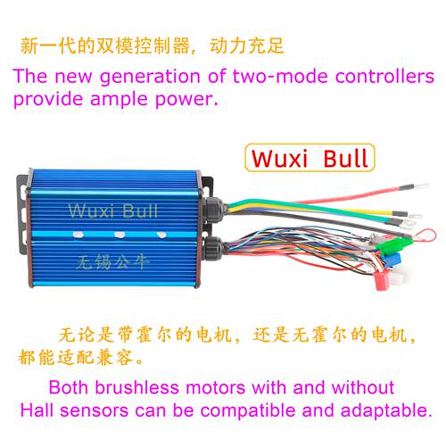 Wuxi Bu智能双模ll 6V48V6刷0V72V45A50A 2000W000 W无电机功大率