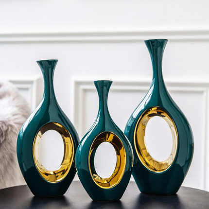 北欧创意陶瓷花瓶莫兰迪色轻奢摆件客厅玄关干花花瓶桌面家居装饰,家居饰品,花瓶,淘宝优惠券,粉丝福利购,淘宝优惠卷