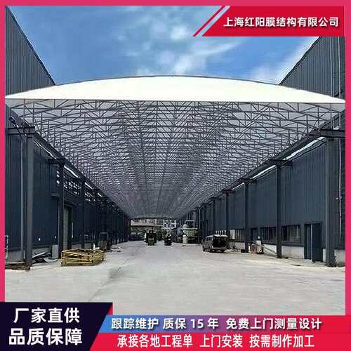 遥控电动推拉棚移动伸缩遮阳棚厂库储藏棚厂房悬空活动过道雨棚