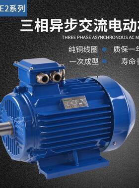 YE3系列三相异步电机2.2w4w380v电动机机械变频大功率马达风机