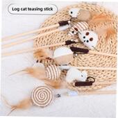 6件猫薄荷鼠猫毛绒鼠玩具