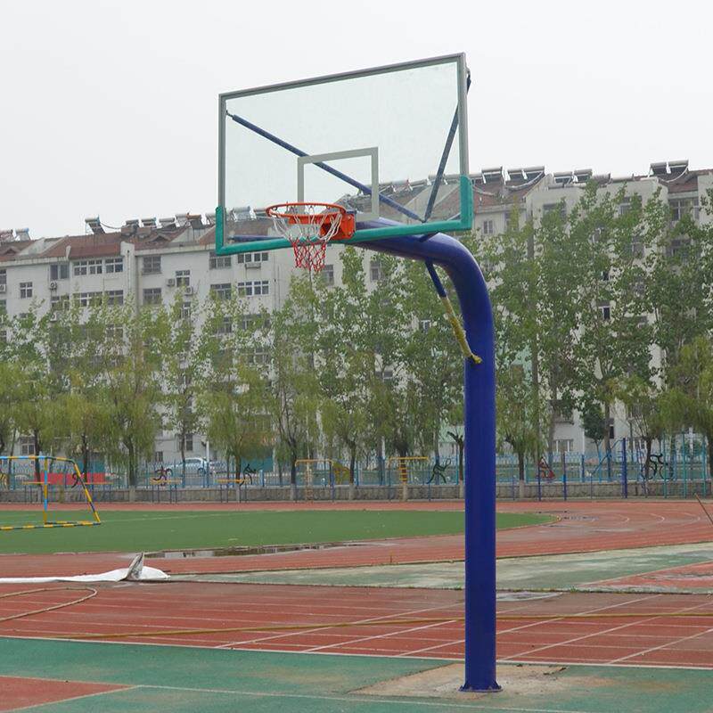 地埋篮球架圆管方管固定学校篮球架子室外成人家用训练标准可定制