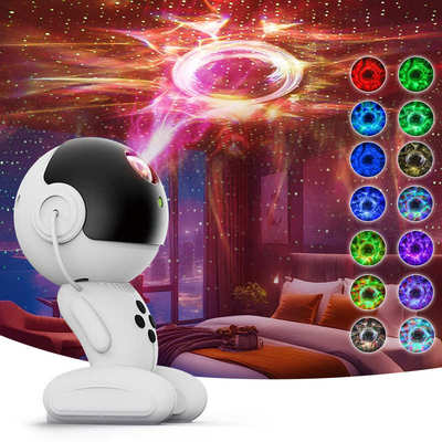 Galaxy Space Robot Star   Projector Starry Night Light