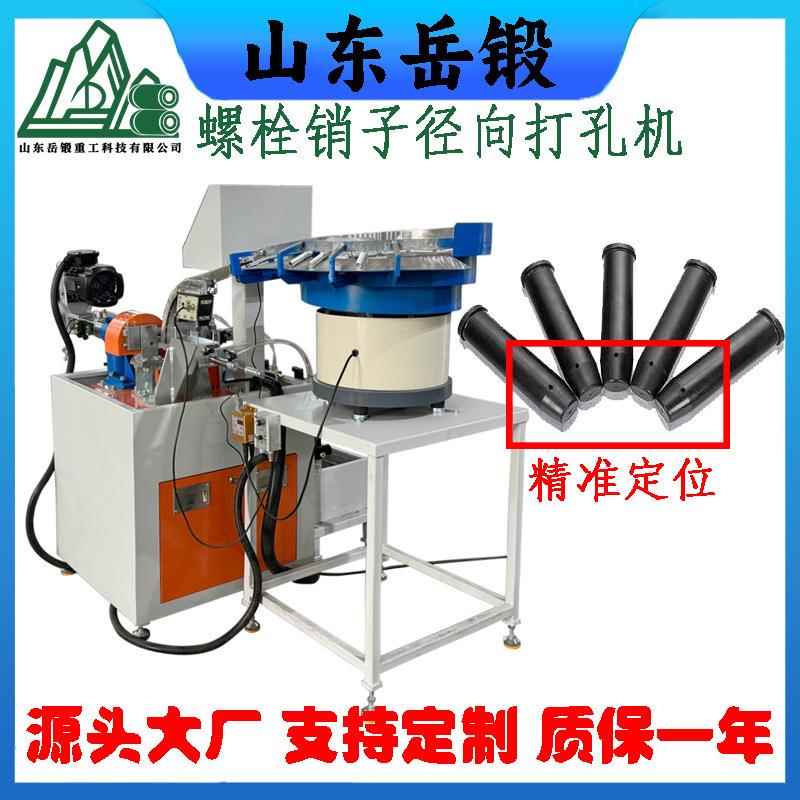 岳锻螺栓螺母组合孔异性销子打孔打眼重型锚杆钻孔机液压自动进刀