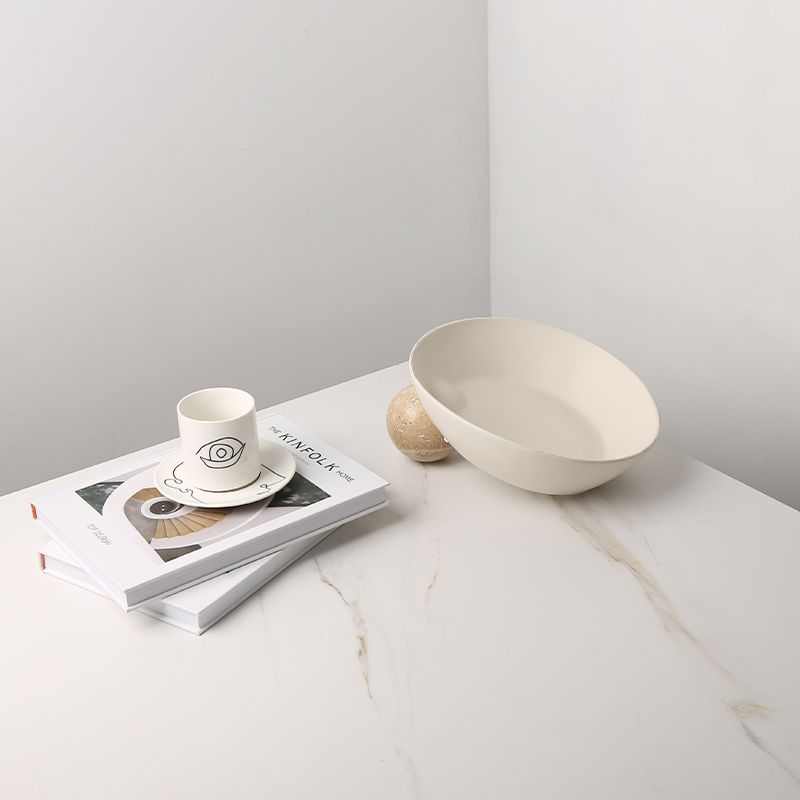 组合茶几现代装饰托盘收纳圆球摆件样板房展厅简盘极艺术几何餐桌