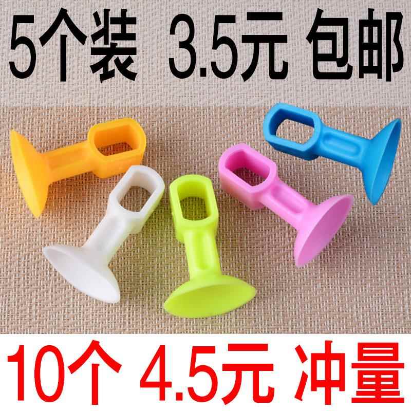 门吸矽胶免打孔防撞化妆室门碰静音家用厕所大号加长款吸墙防撞垫图片