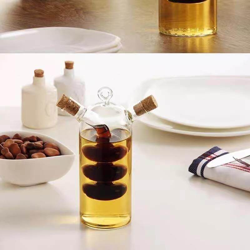 供应 玻璃茶具 油水分离器 创意玻璃油醋壶