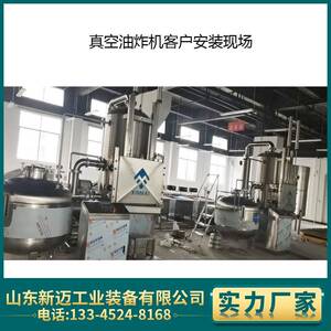 食用菌低温油炸设备蚂蚱真空油炸机休闲食品机械制造商