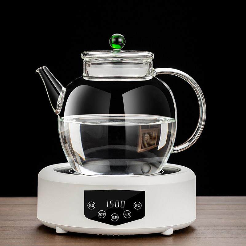 玻璃煮茶壶全玻璃养生壶加厚耐高温大容量电陶炉烧水壶煮茶器套装