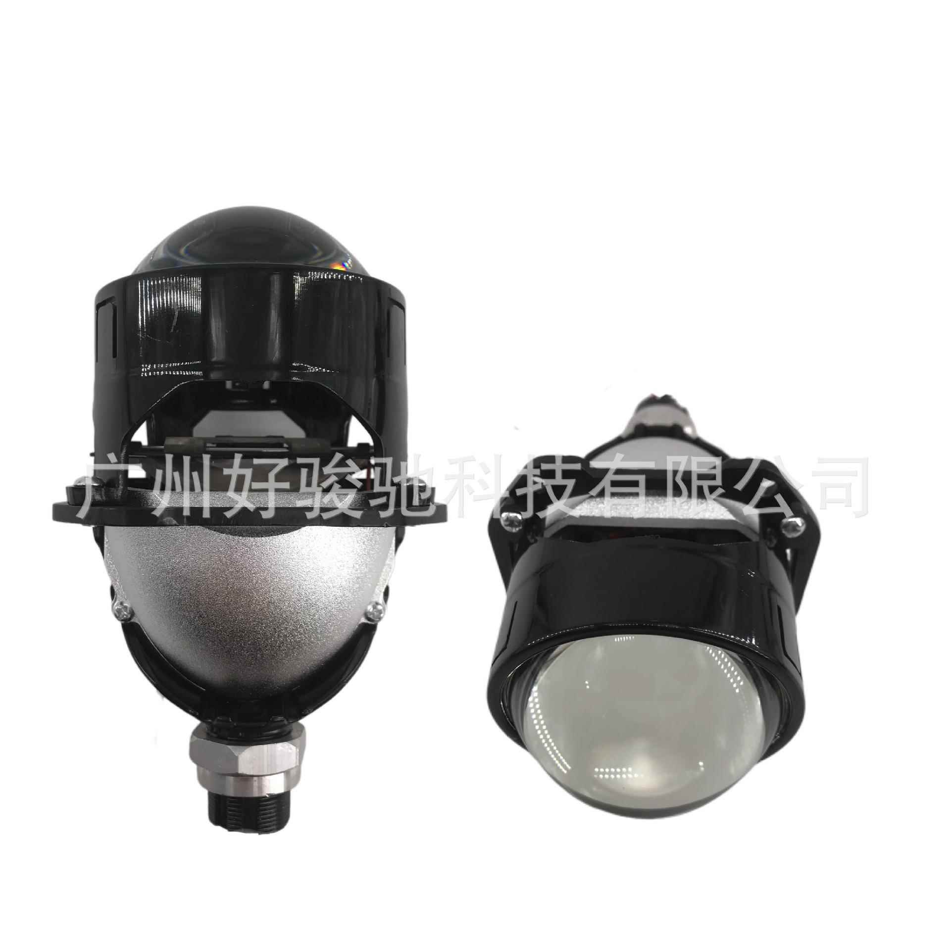 透镜大灯2.5寸LED双光透镜单灯杯通用无损款大灯透镜前照灯