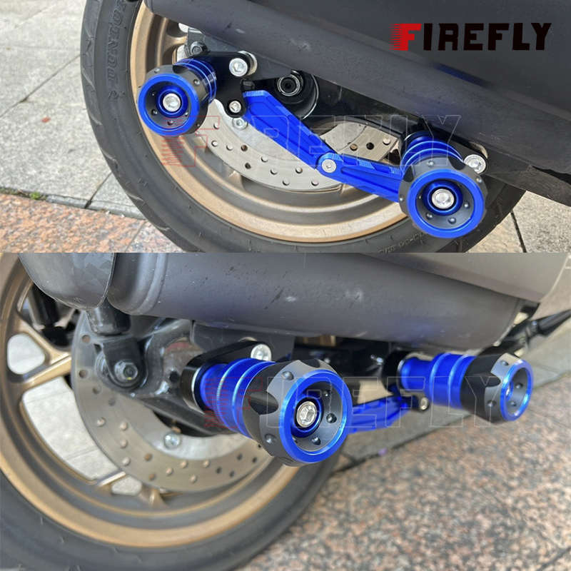 适用无极 SR250GT改装排气管防摔球 发动机防撞倒车保护杠配件