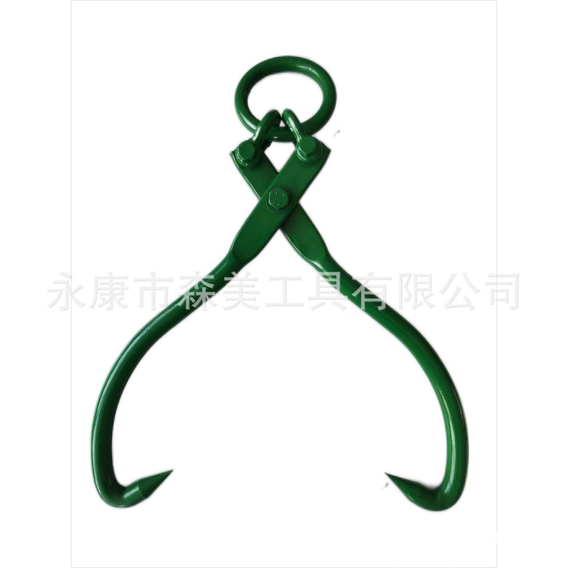 源头厂家伐木工具圆钢起重吊钩载重夹木器提木钩