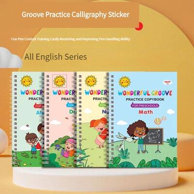 Copybooks Pen Magic Copy Book Free Wiping Writing Sticker Pr