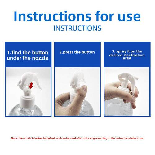75% alcohol spray 500ml disposable household antibacterial d