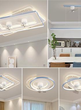 全光谱吸客厅灯摇风扇灯头现代简15477约顶灯智能体电扇一温馨主
