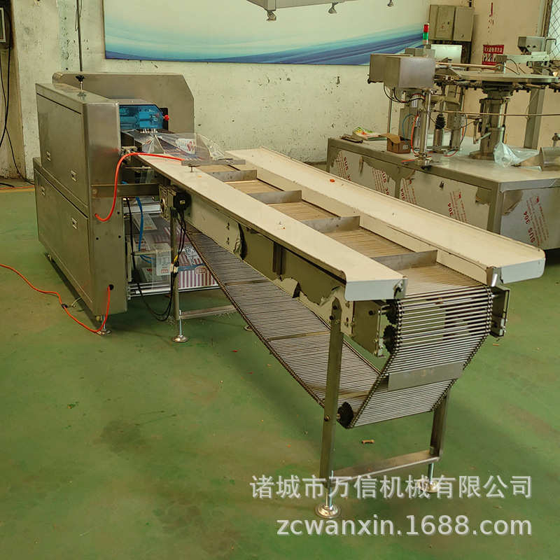 串串鸡柳自动卷膜包装机 串串冻品水平包装机 面筋串板筋串包装机