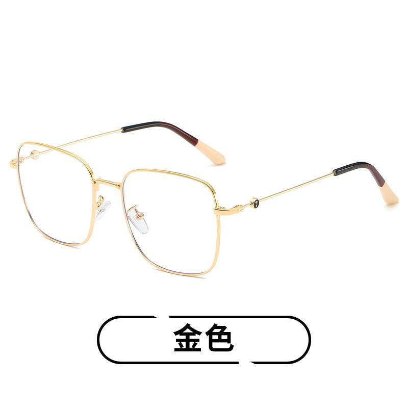 正品防辐射近视眼镜女配圆版有度数网红款眼光睛男韩潮大框抗蓝平