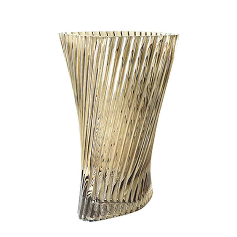 视远不规则透明玻璃花瓶高级感轻奢创意北欧摆件酒店样板房装饰品,家居饰品,花瓶,淘宝优惠券,粉丝福利购,淘宝优惠卷