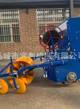 4UX-83旋耕起垄覆膜施滴灌机一体机 铺地瓜打垄铺膜 单垄旋耕肥起