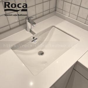 ROCA乐家台盆 台下盆椭圆形面盆洗脸盆陶瓷洗手盆方形盆32772500C