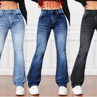 Womens High Waisted Flare Casual Bottoms Minimalist Flared
