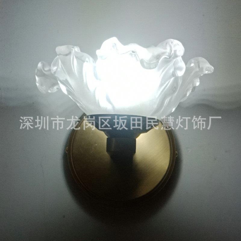 美式全铜壁灯欧式客厅灯卧室床头壁灯镜前灯单头过道壁灯