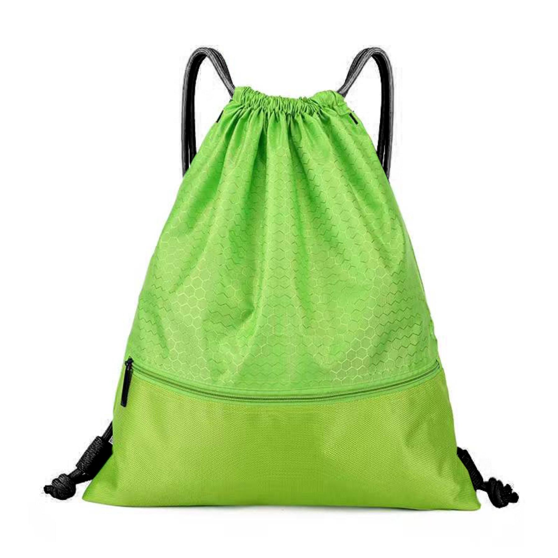 双肩包防水口袋运动健身涤纶布袋