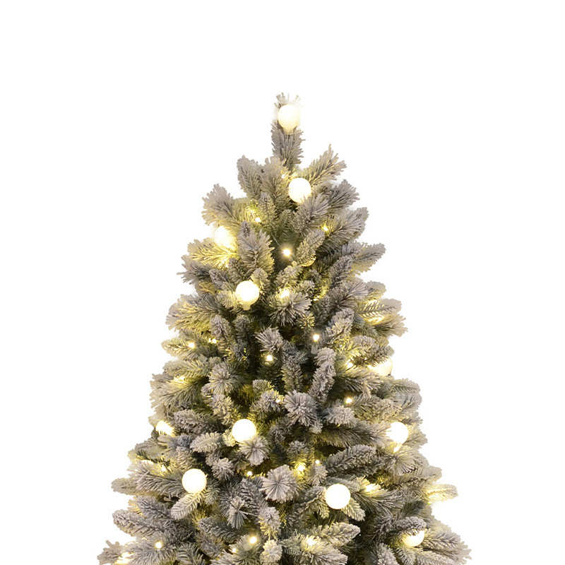 家用圣诞树别墅商场橱窗大型pe积雪网红圣诞树圣诞节装饰场景布置