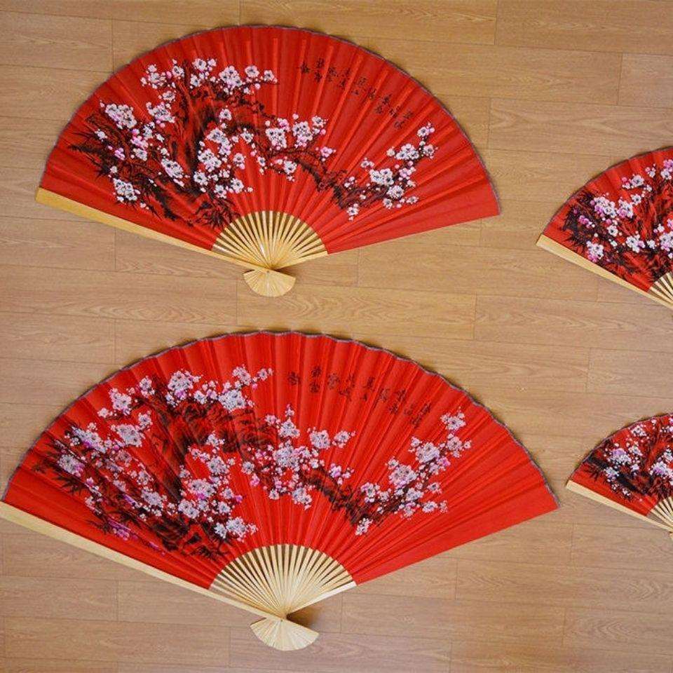 巨型巨大超大扇子摄影道具 装饰 家居摆设 折扇 挂墙面工艺大厂家
