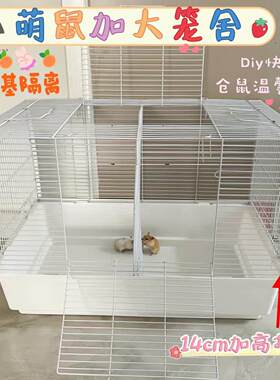 60基裸笼主题仓鼠笼子金丝熊47基便宜大的加高相亲笼子花枝鼠用品