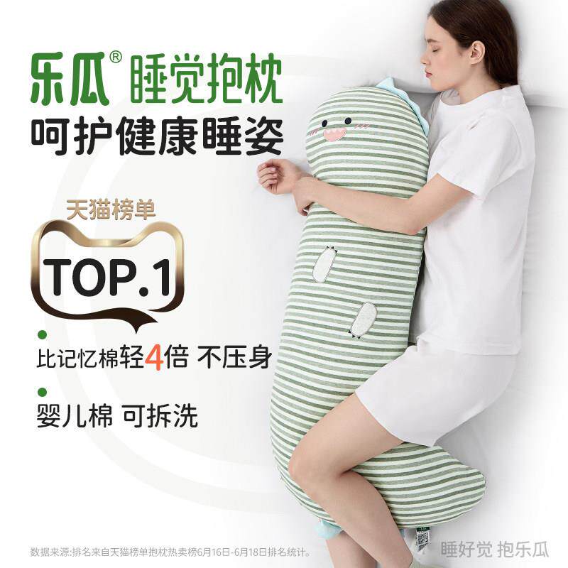 乐瓜睡觉抱枕侧睡夹腿女生专用创意生日礼物送女朋友实用可拆洗