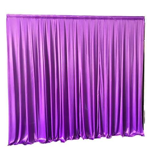 婚庆背景布幔装饰典礼舞台纱幔场地布置舞台冰丝布幕布厂家