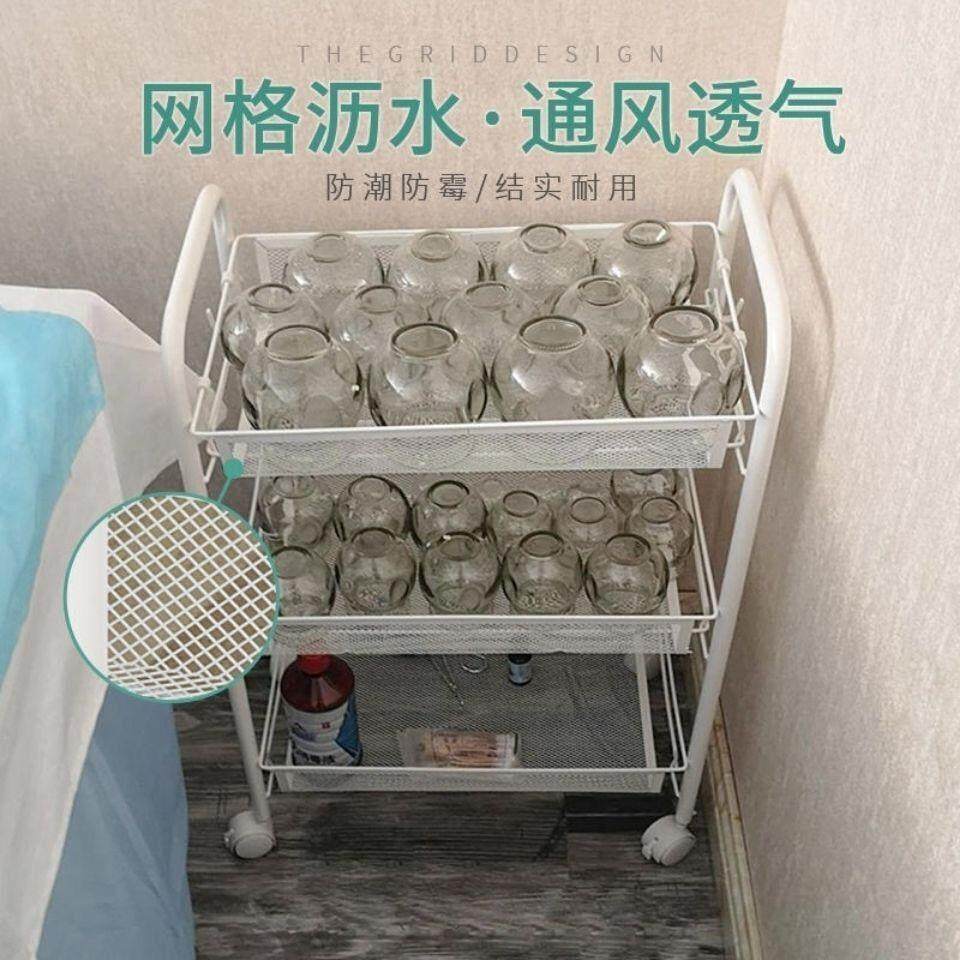 火罐推车理髲店推车美容小推车美容院专用置物架多功能三层工具车
