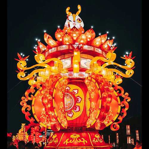 2024龙年大型传统花灯春节元旦节日文旅户外景区造型装饰中式摆件