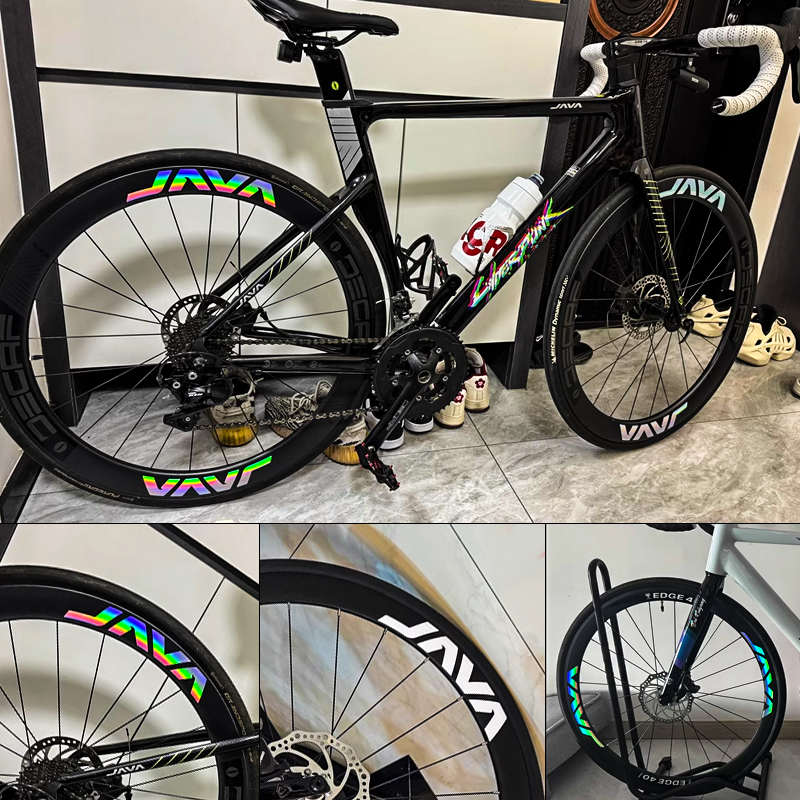 适用于JAVA佳沃公路车鱼雷3火6鱼雷6top轮圈自行车御夫座轮组贴纸
