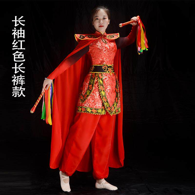 正品风锣出鼓打威鼓演服装女锣鼓队中国鼓大鼓龙鼓打鼓服出服中国