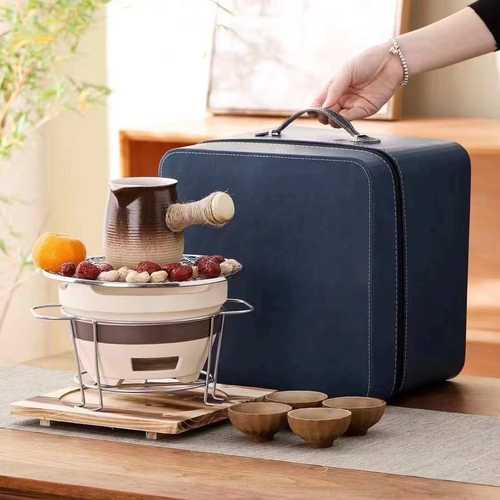 陶瓷炭炉烧烤炉取暖碳火炉围炉煮茶家用室内器具全套烤茶泥炉套装