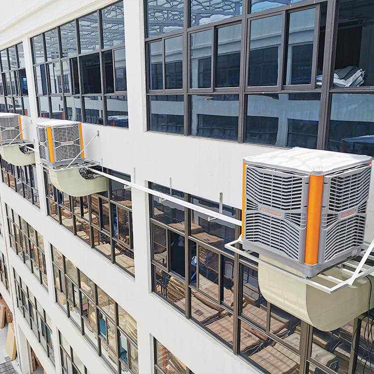 新款直销壁挂式工业冷风机 厂房通风降温环保空调 塑料通风管道专