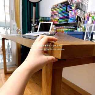 电脑会桌实木书桌办公桌商用大板台桌桌写字无品牌 桌工作客厅长