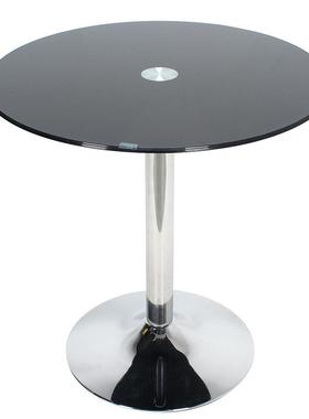 钢化玻璃圆桌小户型现简约飘茶几小型桌子经代济时尚餐桌F95T8S9H