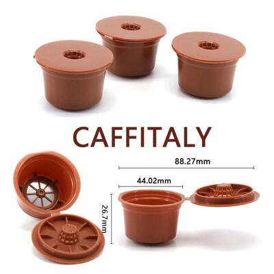 3PCSHigh Quality Reusable Coffee Filter Capsules for Caffita