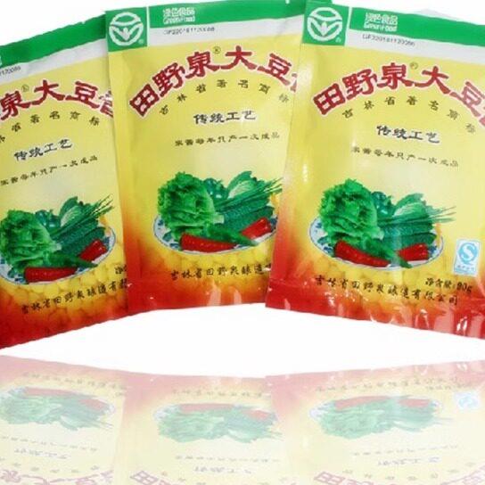 田野泉非转基因大豆酱200g吉林产 整箱50袋农家风味酱料