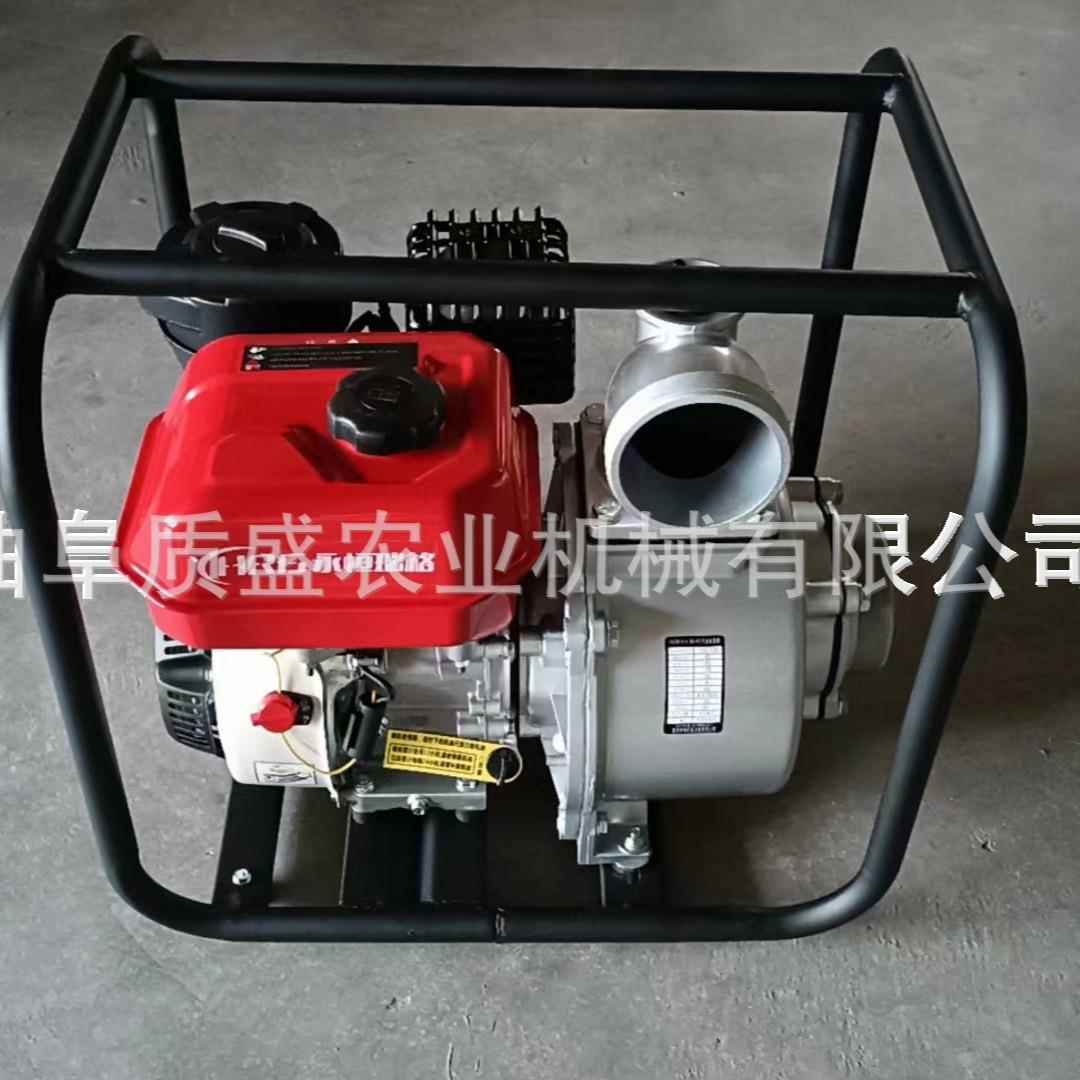 迷你款汽油自吸泵4寸口径190型防汛抗旱设备抽水泵