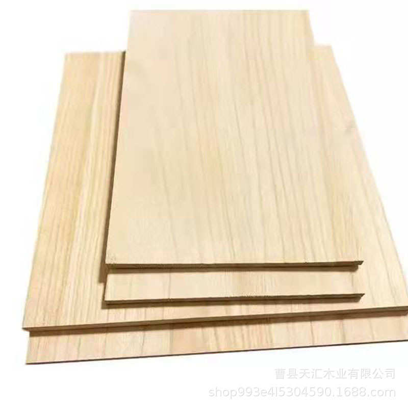 桐木直拼板木板材无结疤不易劈裂装饰家具泡桐桐木拼板木板木条