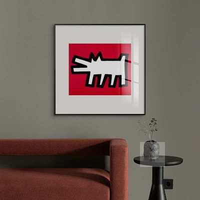 Keith Haring 简约小型卡通装饰画我是摆画凯斯哈林抽象涂鸦挂画