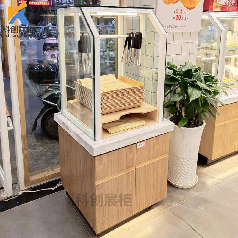 面包餐盘柜叉盘柜夹盘柜蛋糕店边柜托盘柜展示架定制面包展示柜